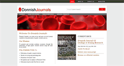 Desktop Screenshot of donnishjournals.org